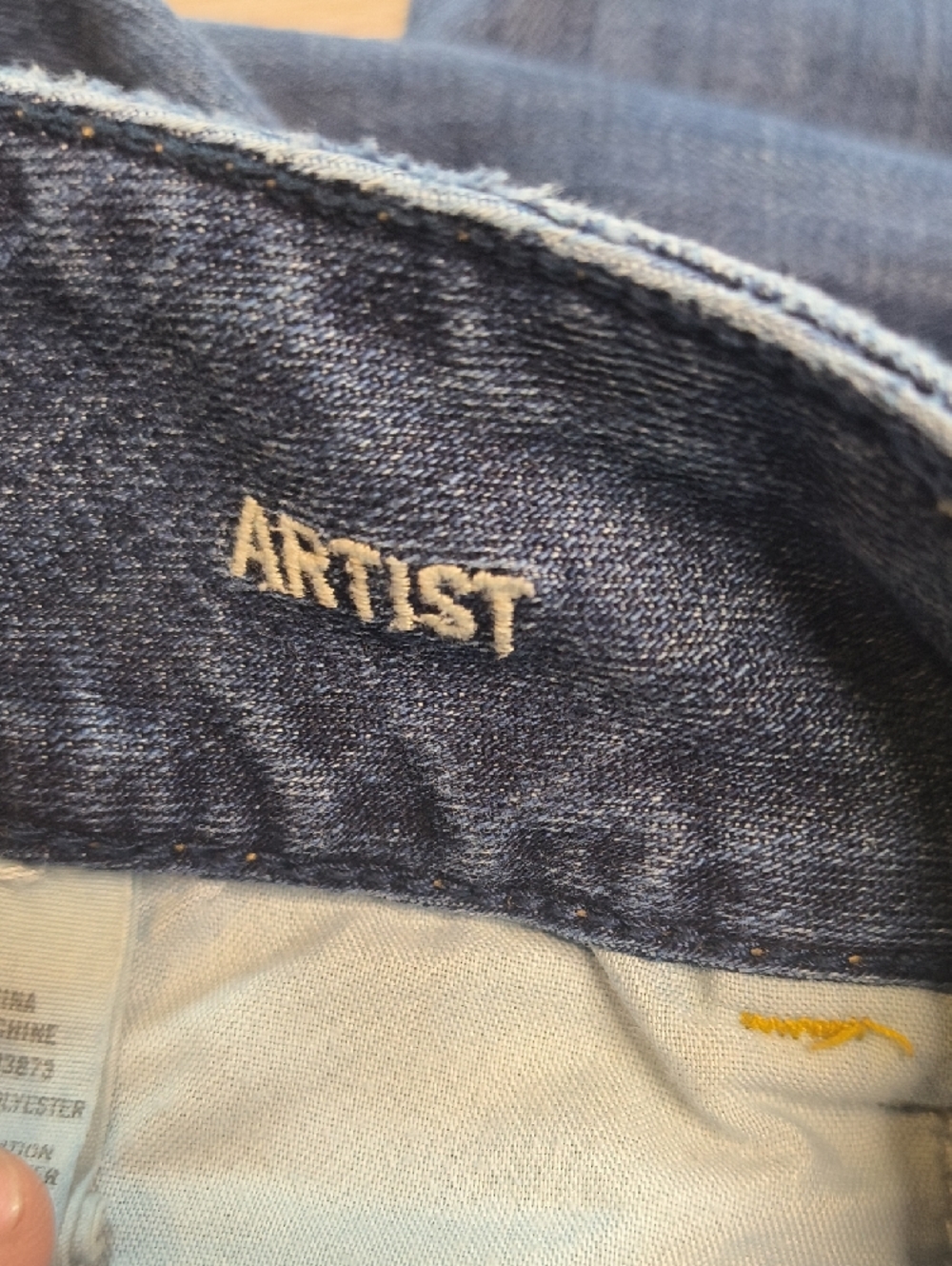 Artist Jeans w/33" Inseam👖Low Rise American Eagle Outfitters Size 8 sac419 - Picture 5 of 7